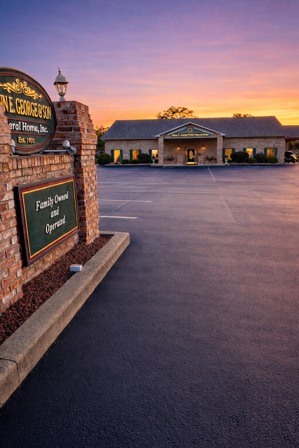 exterior of the building